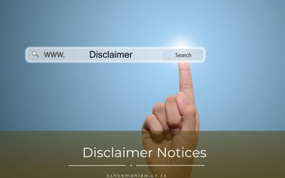 Disclaimer Notices
